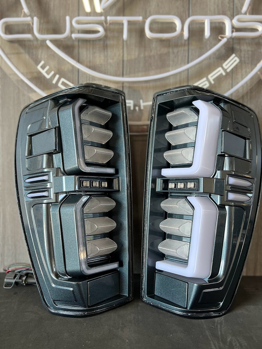 PRE-BUILT 2019-24 GMC SIERRA TAIL LIGHTS – MwCustoms Inc.