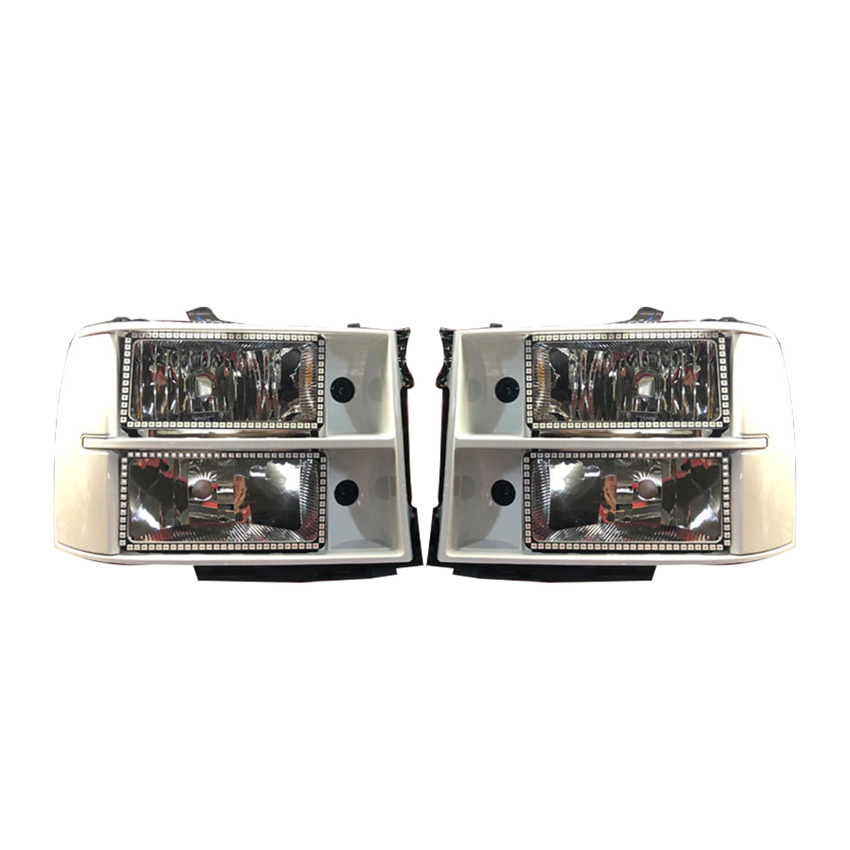 PRE-BUILT 2007-13 GMC SIERRA HEADLIGHTS – MwCustoms Inc.