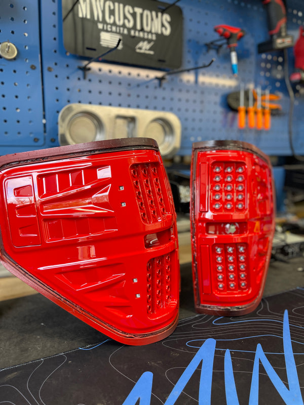 PRE-BUILT 2009-14 FORD F150 TAIL LIGHTS