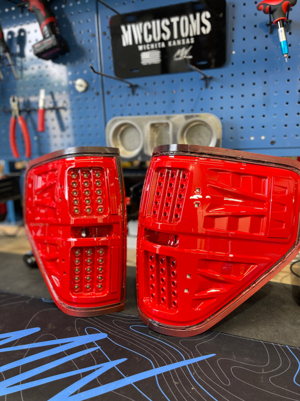 PRE-BUILT 2009-14 FORD F150 TAIL LIGHTS