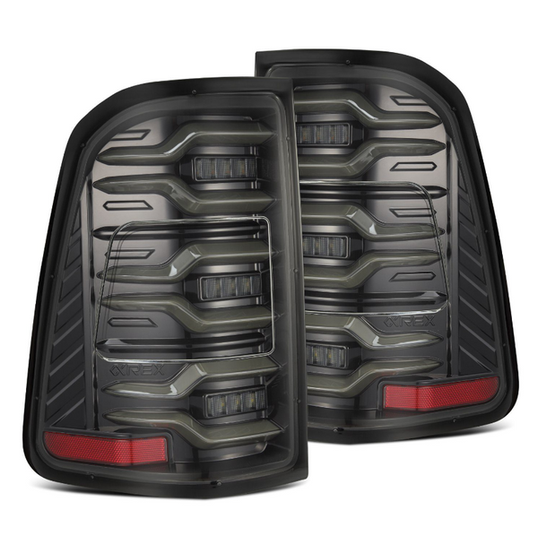 2019 - 24 DODGE RAM ALPHAREX LUXX SERIES TAIL LIGHTS (FACTORY HALOGEN ONLY)