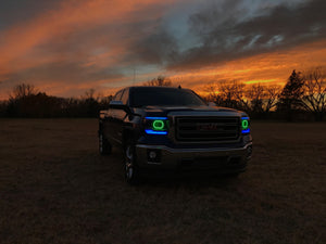 2014-15 GMC SIERRA RGB HALO KIT - MwCustoms