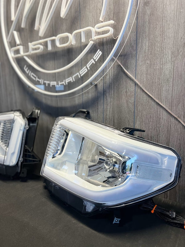 PRE-BUILT 2014-21 TOYOTA TUNDRA HEADLIGHTS (HALOGEN MODELS ONLY)