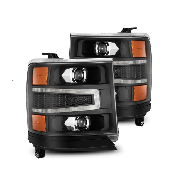 PRE-BUILT 2016-18 CHEVROLET SILVERADO 1500 ALPHAREX HEADLIGHTS LUXX SERIES