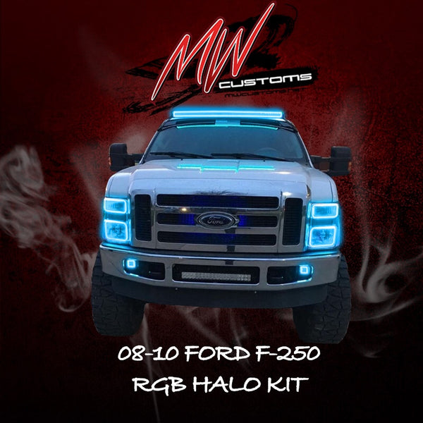 2008-10 FORD F250-350 RGB HALO KIT - MwCustoms